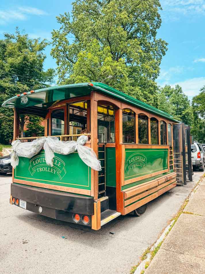 Louisville's historic Toonerville Trolley, now operated by Old Fashioned Express trolley company