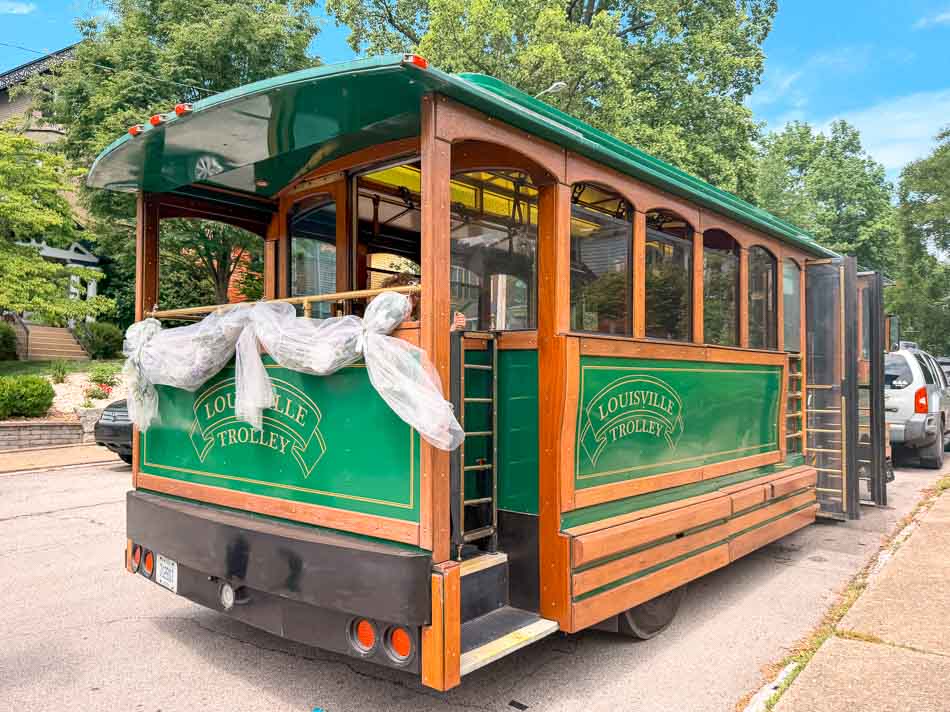 Louisville's historic Toonerville Trolley, now operated by Old Fashioned Express trolley company