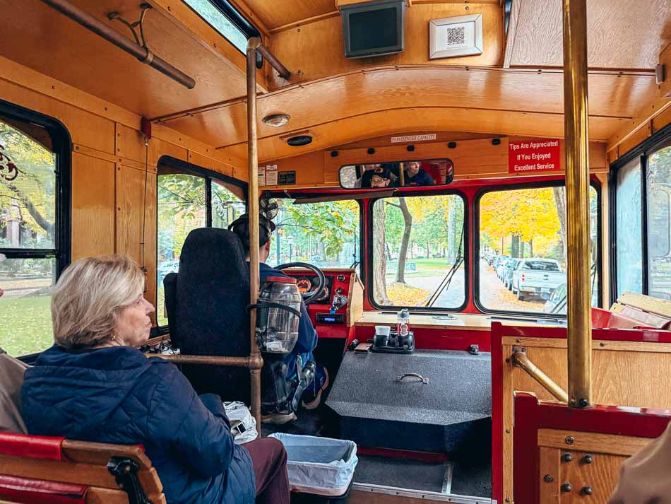Wally the Trolley interior